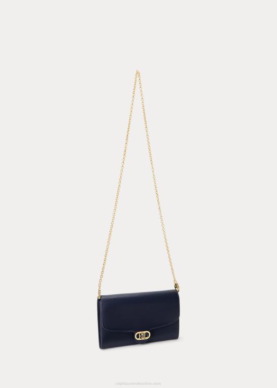 raffineret flåde Kvinder Ralph Lauren læder medium adair crossbody Z426B5393