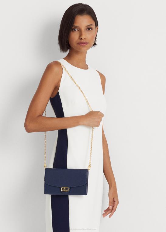 raffineret flåde Kvinder Ralph Lauren læder medium adair crossbody Z426B5393