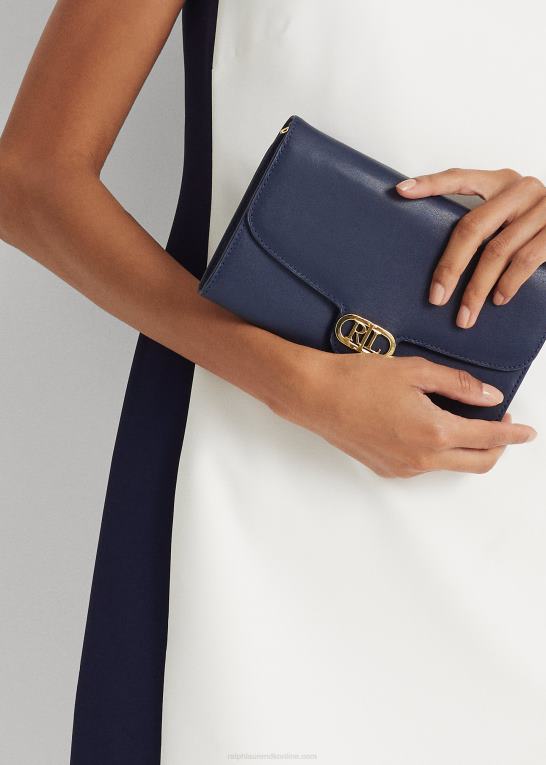 raffineret flåde Kvinder Ralph Lauren læder medium adair crossbody Z426B5393