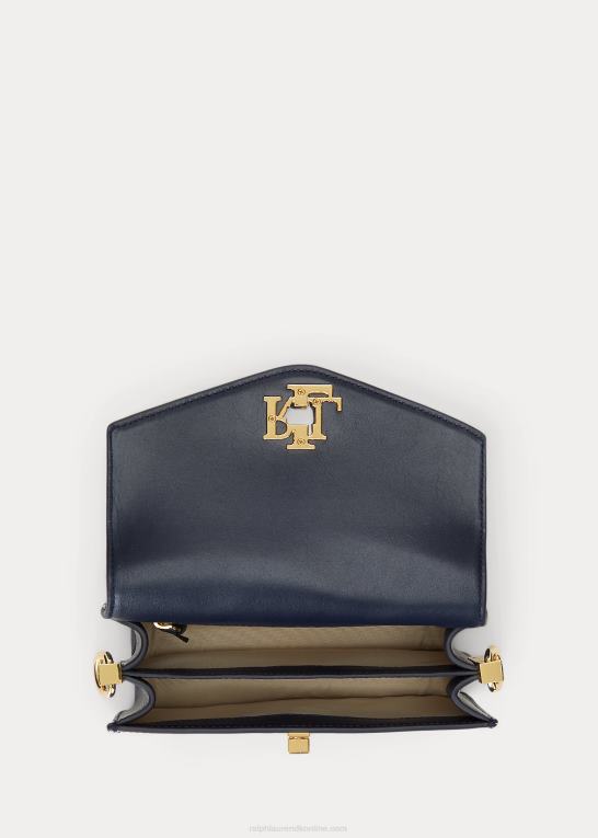raffineret navy/vanilje Kvinder Ralph Lauren lille prikket tayler crossbody taske Z426B5334