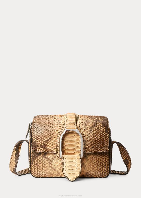 rl tan Kvinder Ralph Lauren python welington crossbody taske Z426B5260