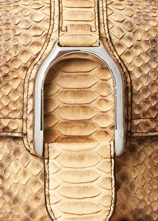 rl tan Kvinder Ralph Lauren python welington crossbody taske Z426B5260
