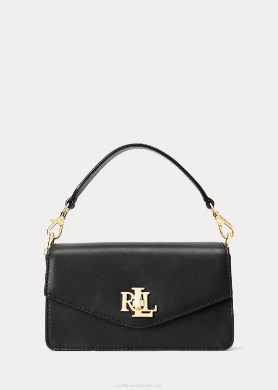 sort Kvinder Ralph Lauren lille tayler crossbody taske i læder Z426B5161