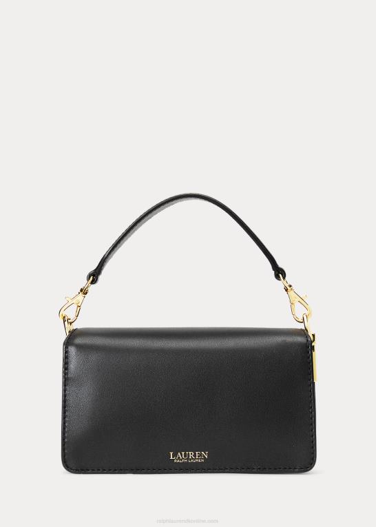 sort Kvinder Ralph Lauren lille tayler crossbody taske i læder Z426B5161