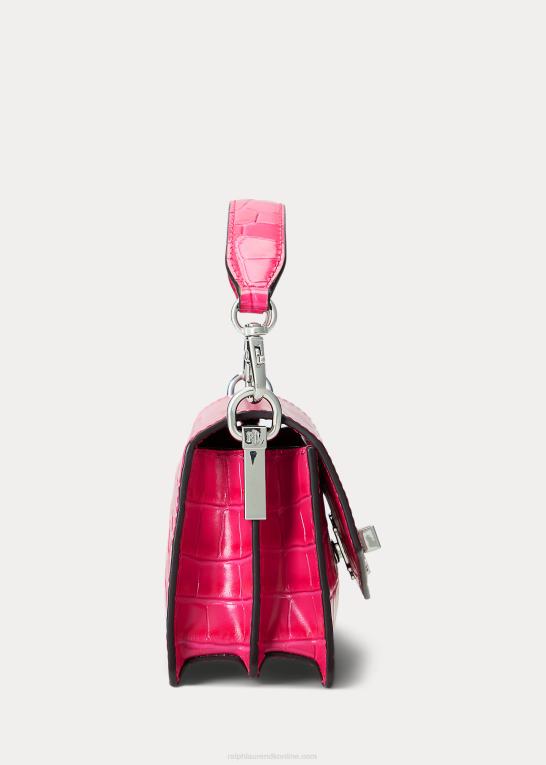 sport pink Kvinder Ralph Lauren lille tayler crossbody taske i læder Z426B5336