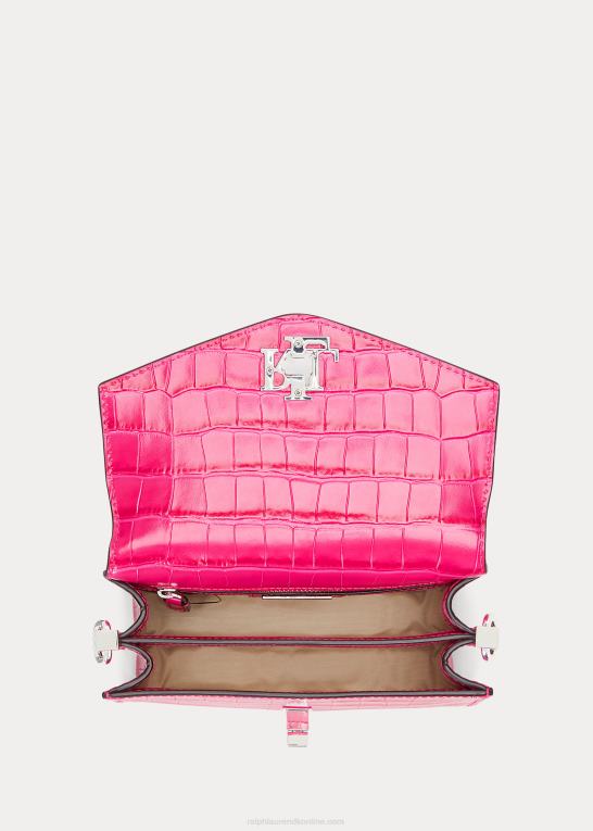 sport pink Kvinder Ralph Lauren lille tayler crossbody taske i læder Z426B5336
