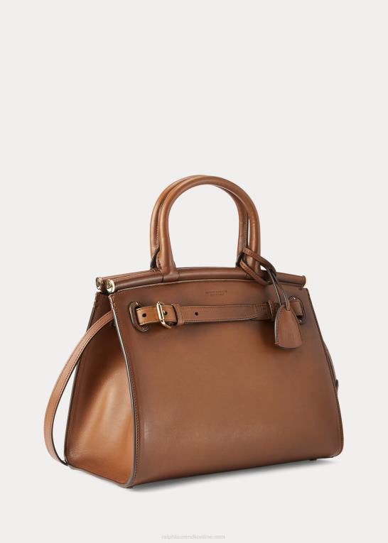 Kvinder Ralph Lauren poleret medium rl50 håndtaske Z426B5298