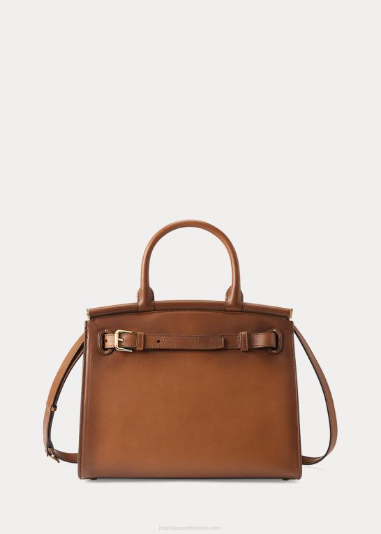Kvinder Ralph Lauren poleret medium rl50 håndtaske Z426B5298