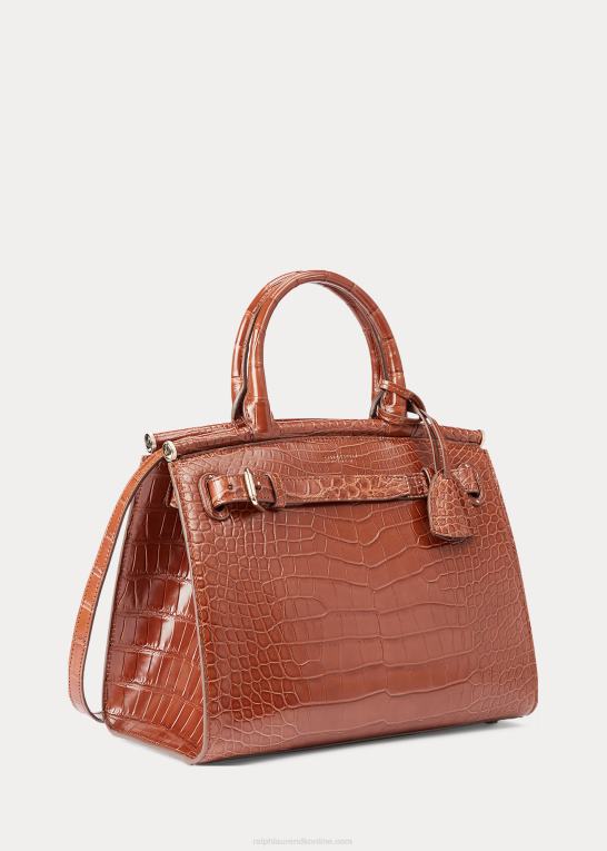 honning Kvinder Ralph Lauren alligator medium rl50 håndtaske Z426B5291