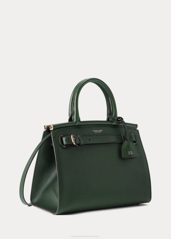 racergrøn Kvinder Ralph Lauren kalveskind mellem rl50 håndtaske Z426B5295