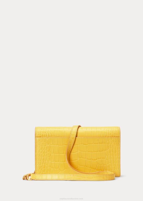 sennep Kvinder Ralph Lauren polo id krokodillepræget kædepung & taske Z426B5174