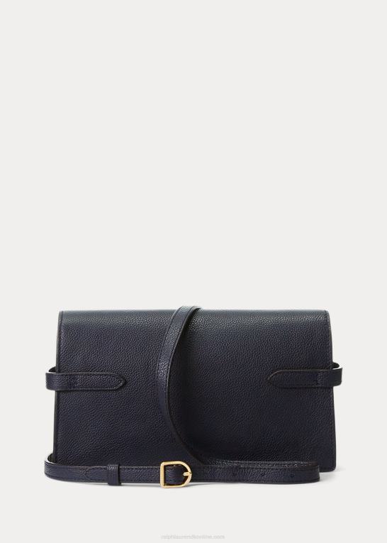 midnatsflåde Kvinder Ralph Lauren polo id læder clutch Z426B5179