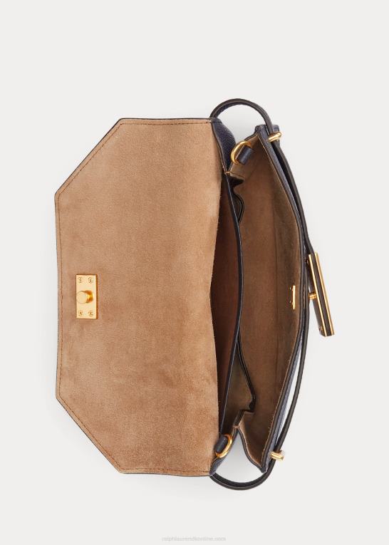 midnatsflåde Kvinder Ralph Lauren polo id læder clutch Z426B5179