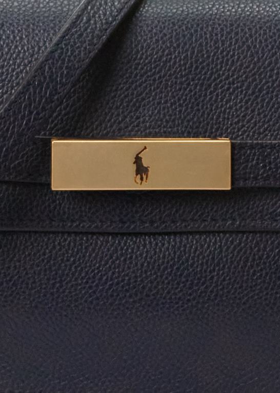 midnatsflåde Kvinder Ralph Lauren polo id læder clutch Z426B5179