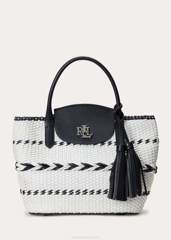 Kvinder Ralph Lauren geo-motiv vævet læder stor perritote Z426B5420