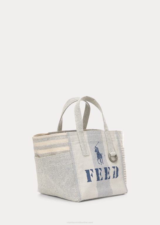 blå multi Kvinder Ralph Lauren polo x feed mini mulepose Z426B5248