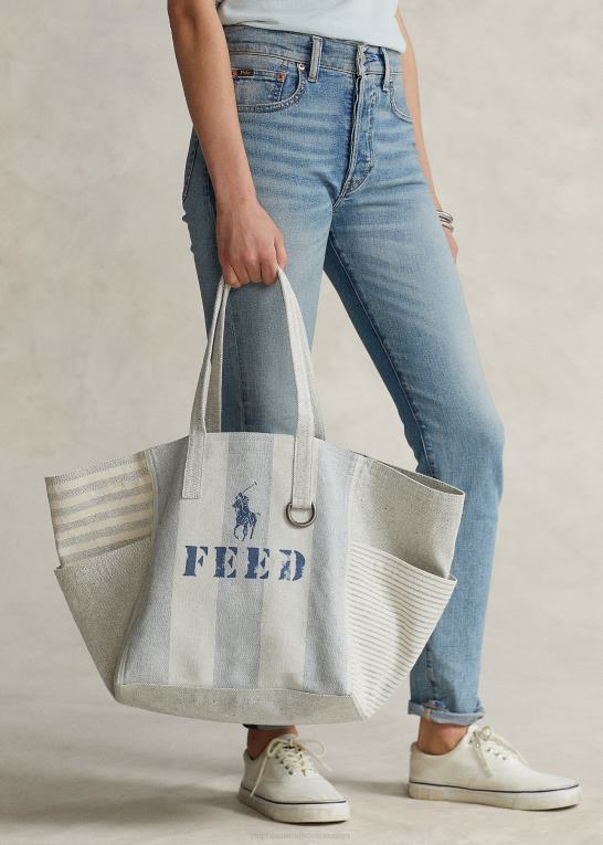 blå multi Kvinder Ralph Lauren polo x feed mulepose Z426B5247