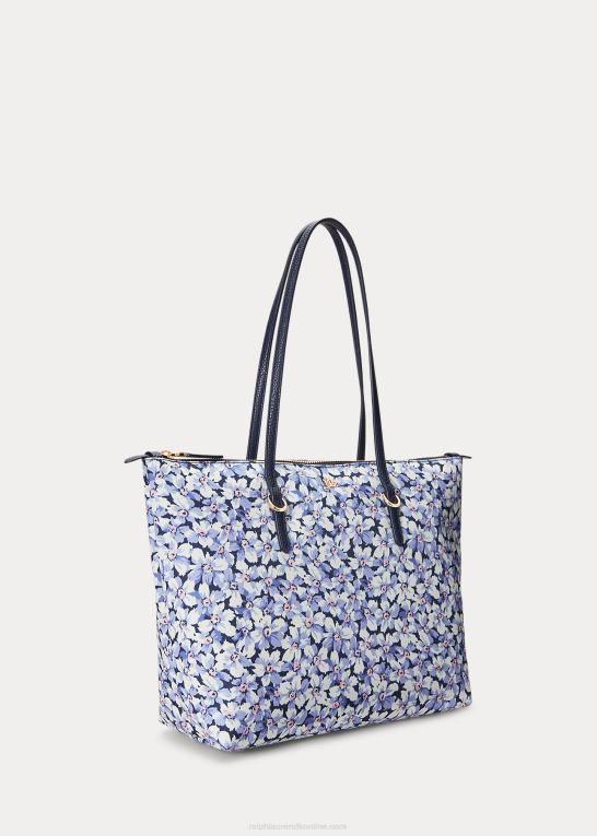 brise blomstret Kvinder Ralph Lauren oxford small keaton tote Z426B5418