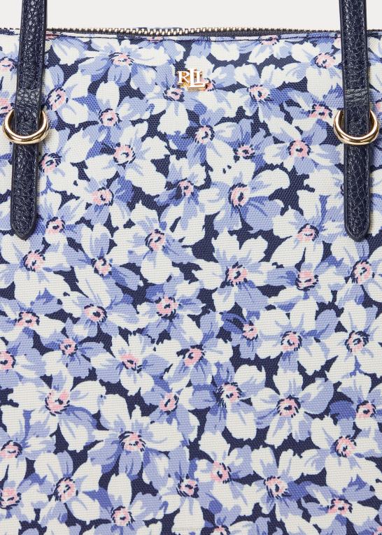 brise blomstret Kvinder Ralph Lauren oxford small keaton tote Z426B5418