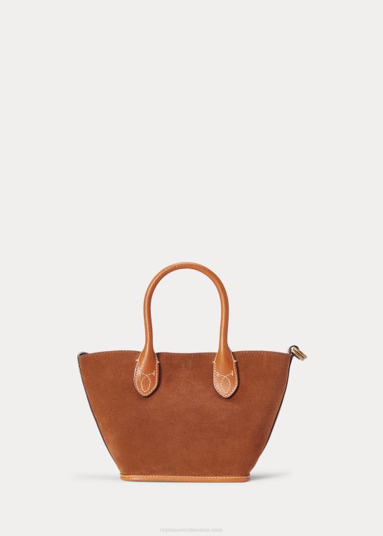 kanel Kvinder Ralph Lauren mini bellport-tote i ruskind Z426B5210
