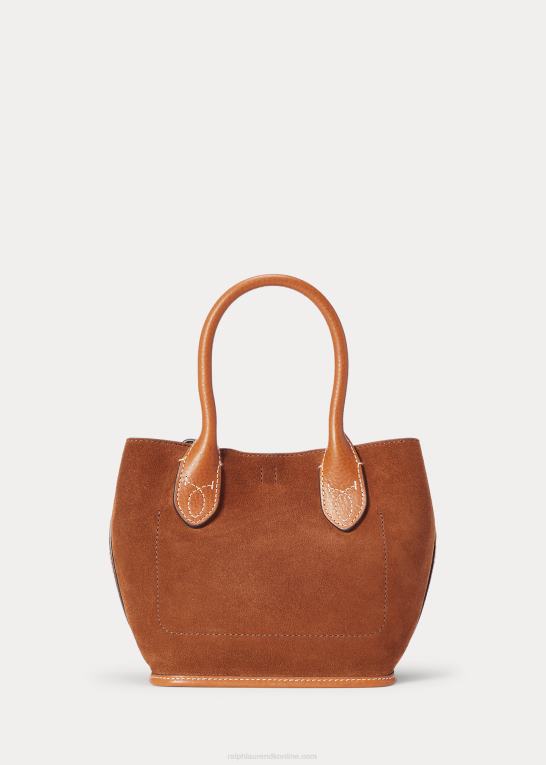kanel Kvinder Ralph Lauren mini bellport-tote i ruskind Z426B5210