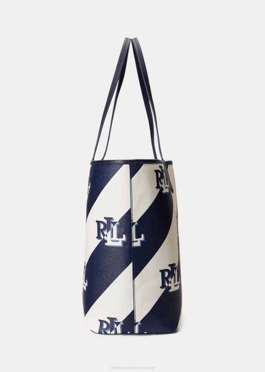 raffineret flåde Kvinder Ralph Lauren coated canvas stor collins tote Z426B5419