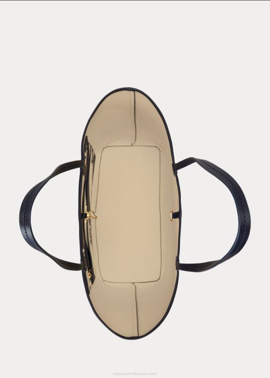 raffineret flåde Kvinder Ralph Lauren coated canvas stor collins tote Z426B5419