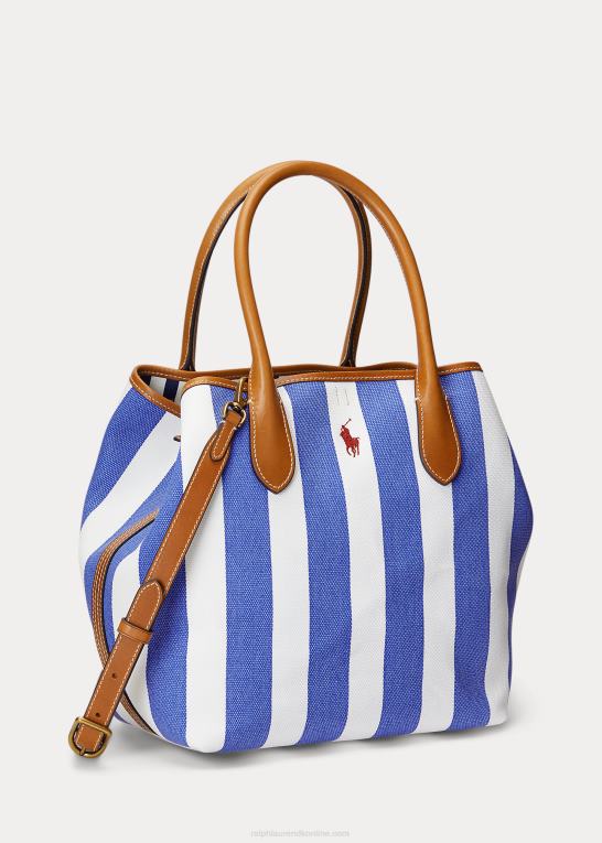 royal navy/newport navy Kvinder Ralph Lauren vendbar canvas medium bellport tote Z426B5194