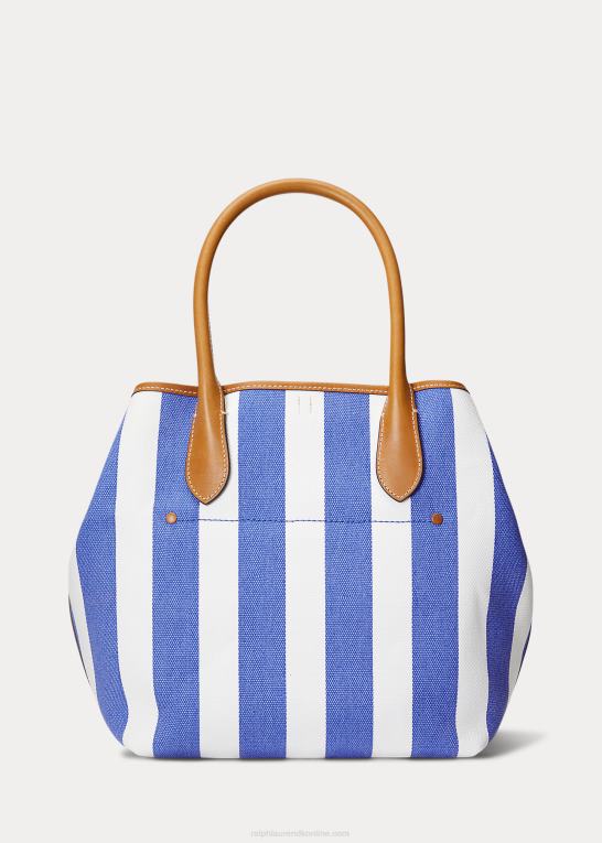royal navy/newport navy Kvinder Ralph Lauren vendbar canvas medium bellport tote Z426B5194