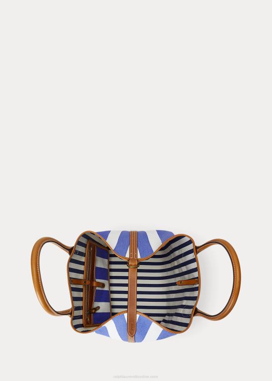 royal navy/newport navy Kvinder Ralph Lauren vendbar canvas medium bellport tote Z426B5194