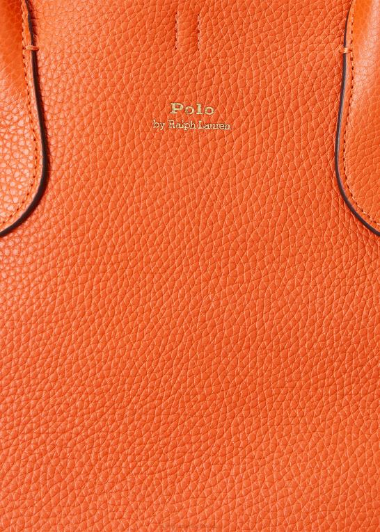 solnedgang orange Kvinder Ralph Lauren vendbar medium bellport-tote i læder Z426B5214