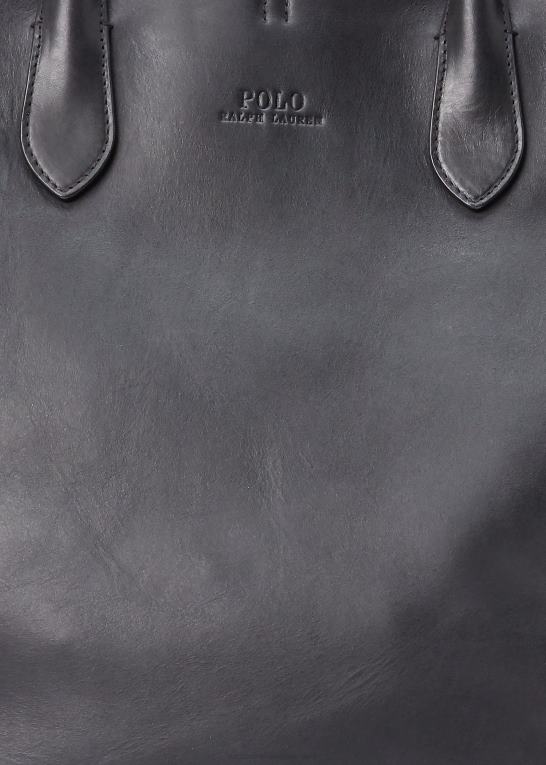 sort Kvinder Ralph Lauren læder stor bellport tote Z426B5222