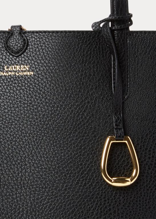 sort/taupe Kvinder Ralph Lauren vendbar pose i imiteret læder Z426B5433