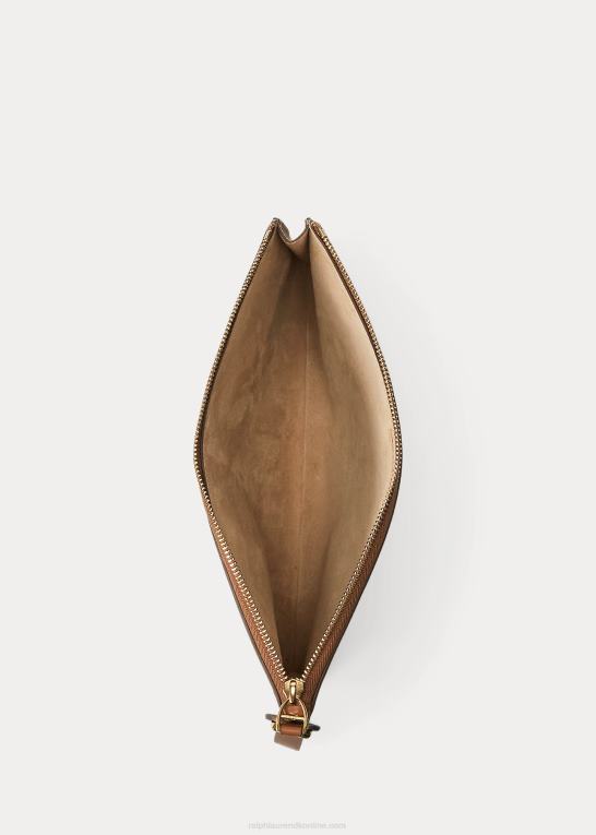 rl guld Kvinder Ralph Lauren kalveskind welington lynlås pose Z426B5255