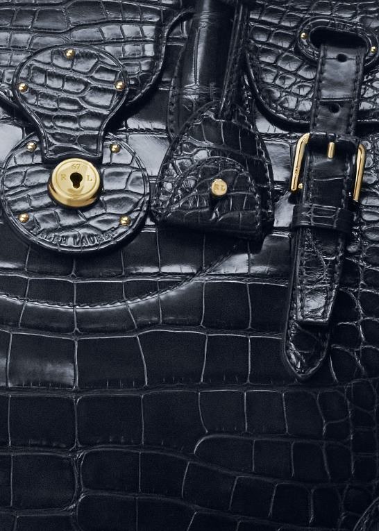 Kvinder Ralph Lauren alligator blød ricky 33 Z426B5314