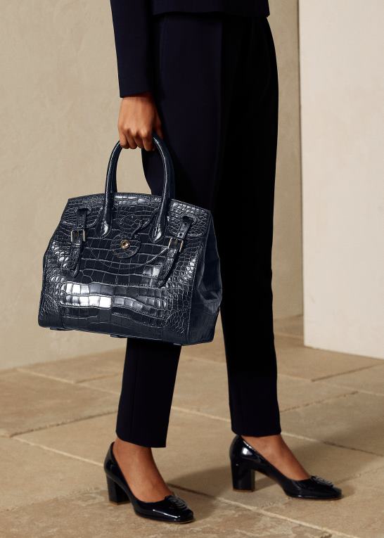 Kvinder Ralph Lauren alligator blød ricky 33 Z426B5314