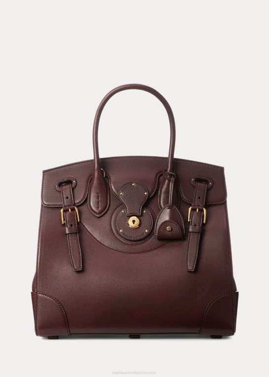 bordeaux Kvinder Ralph Lauren kalveskind blød ricky 33 Z426B5309