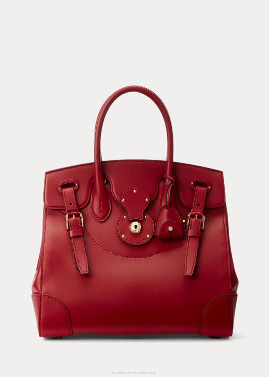 dyb rød Kvinder Ralph Lauren kalveskind blød ricky 33 Z426B5308