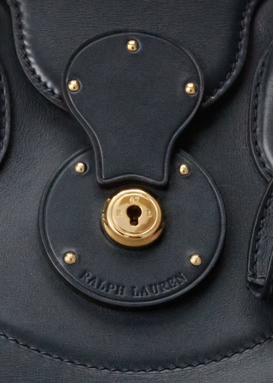 flåde Kvinder Ralph Lauren nappa læder blød ricky 33 Z426B5311