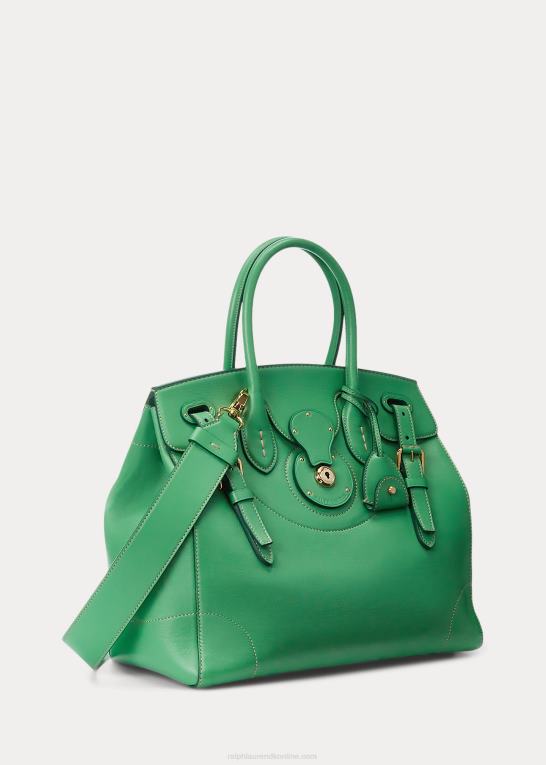 grøn mynte Kvinder Ralph Lauren kalveskind blød ricky 33 Z426B5307