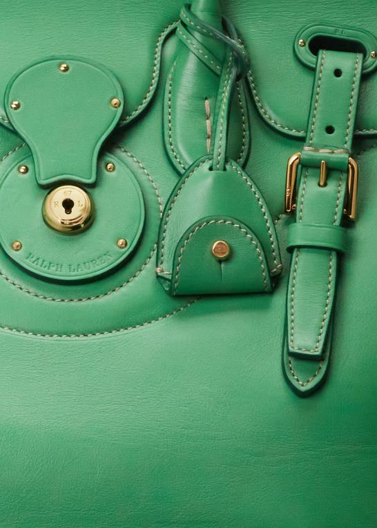 grøn mynte Kvinder Ralph Lauren kalveskind blød ricky 33 Z426B5307