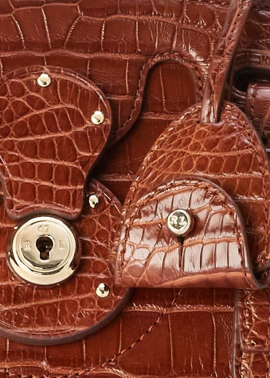 honning Kvinder Ralph Lauren alligator blød ricky 18 Z426B5325