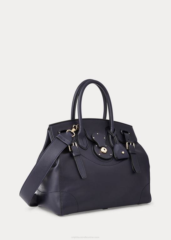 marine flåde Kvinder Ralph Lauren kalveskind lys ricky 33 Z426B5319