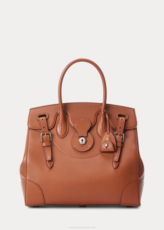 rl guld Kvinder Ralph Lauren nappa læder blød ricky 33 Z426B5312