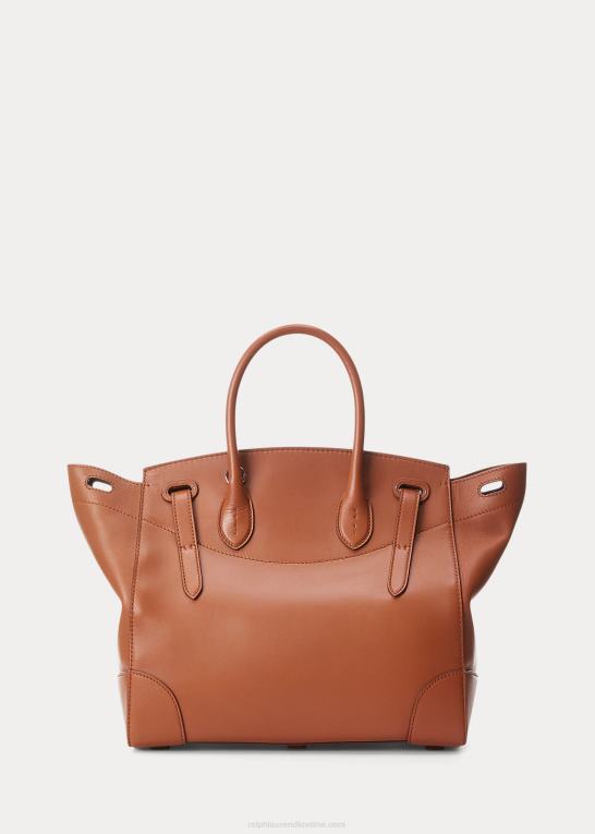 rl guld Kvinder Ralph Lauren nappa læder blød ricky 33 Z426B5312
