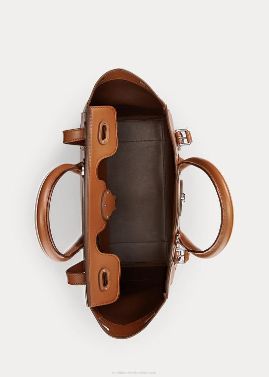 rl guld Kvinder Ralph Lauren nappa læder blød ricky 33 Z426B5312