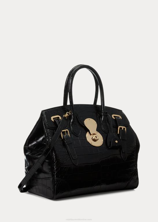 sort Kvinder Ralph Lauren alligator ricky 33 Z426B5321