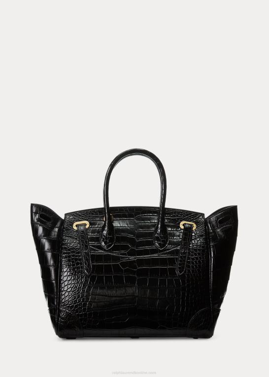sort Kvinder Ralph Lauren alligator ricky 33 Z426B5321
