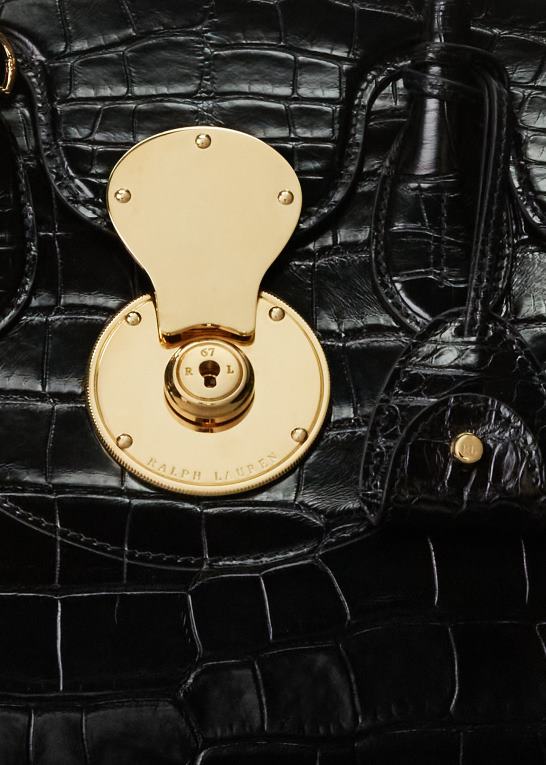 sort Kvinder Ralph Lauren alligator ricky 33 Z426B5321