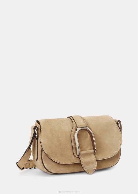 bleg honning Kvinder Ralph Lauren welington skuldertaske i kalveruskind Z426B5272